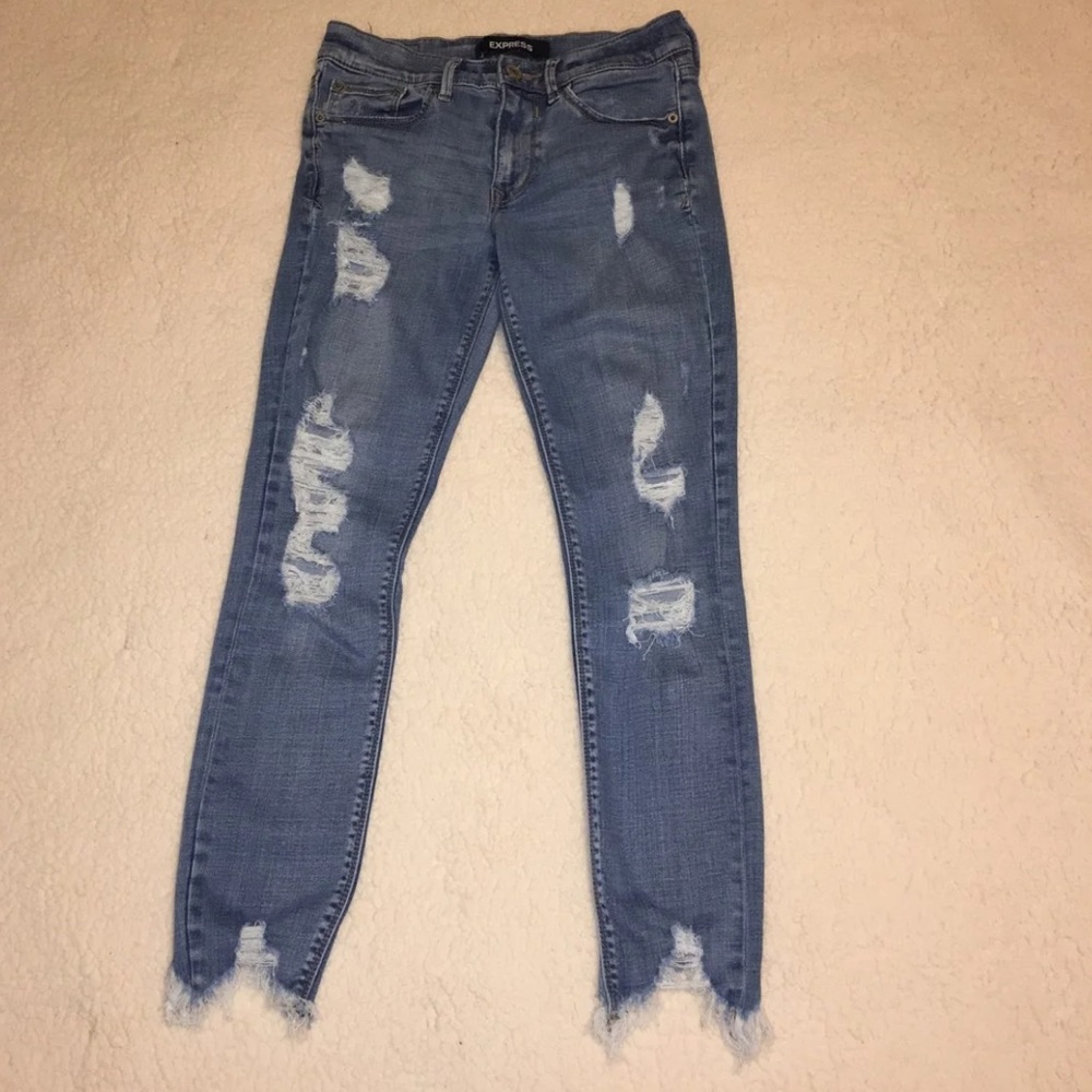 Express ankle Fryed ankle jeans legging 4